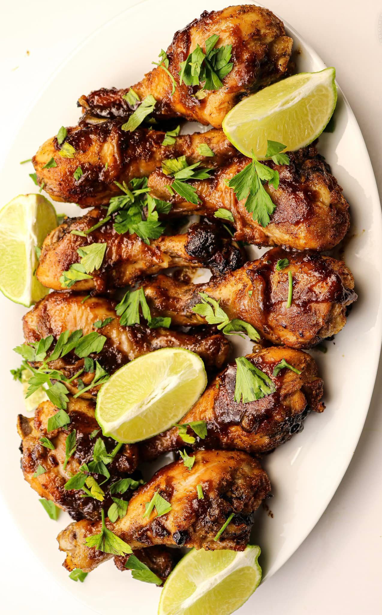 Honey Lime Chicken Drumsticks - Vic Eats